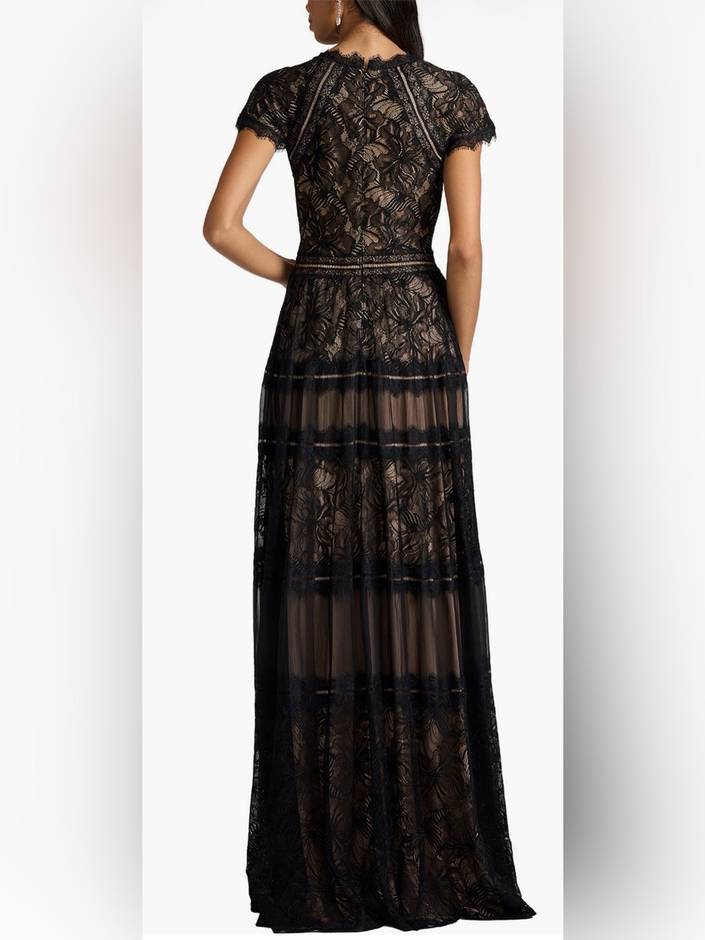 Tadashi Shoji Lace A-Line Gown - Picture 3 of 9